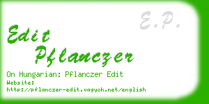 edit pflanczer business card